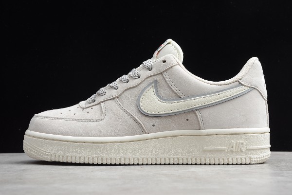 StclaircomoShops - cheap nike air huarache pink blue shoes - 2020 Nike Air  Force 1'07 Low PRM Beige Grey Suede AQ8741 101