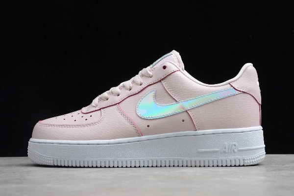 nike pink iridescent air force 1