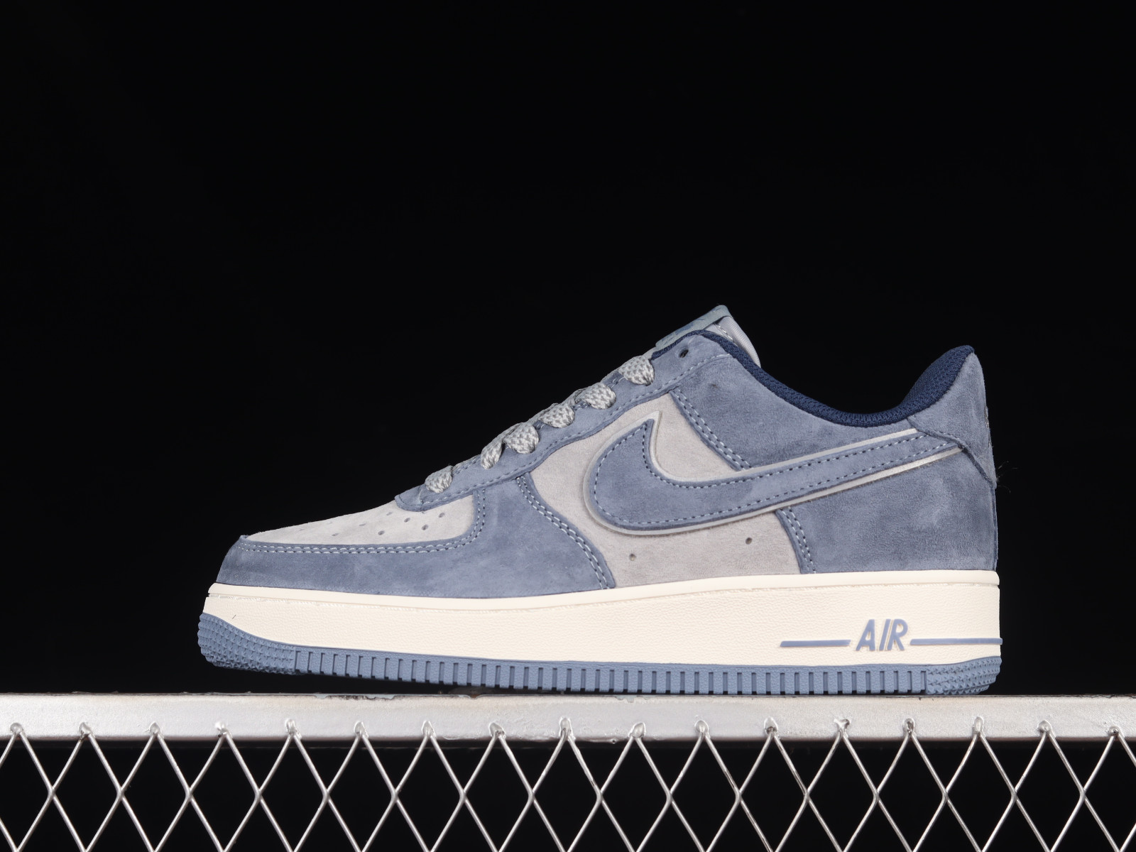 Akira x Nike Air Force 1 07 Low Suede Blue Grey White DD9969 -  StclaircomoShops - nike air morgan mid 2 blue eyes black people tribe - 536