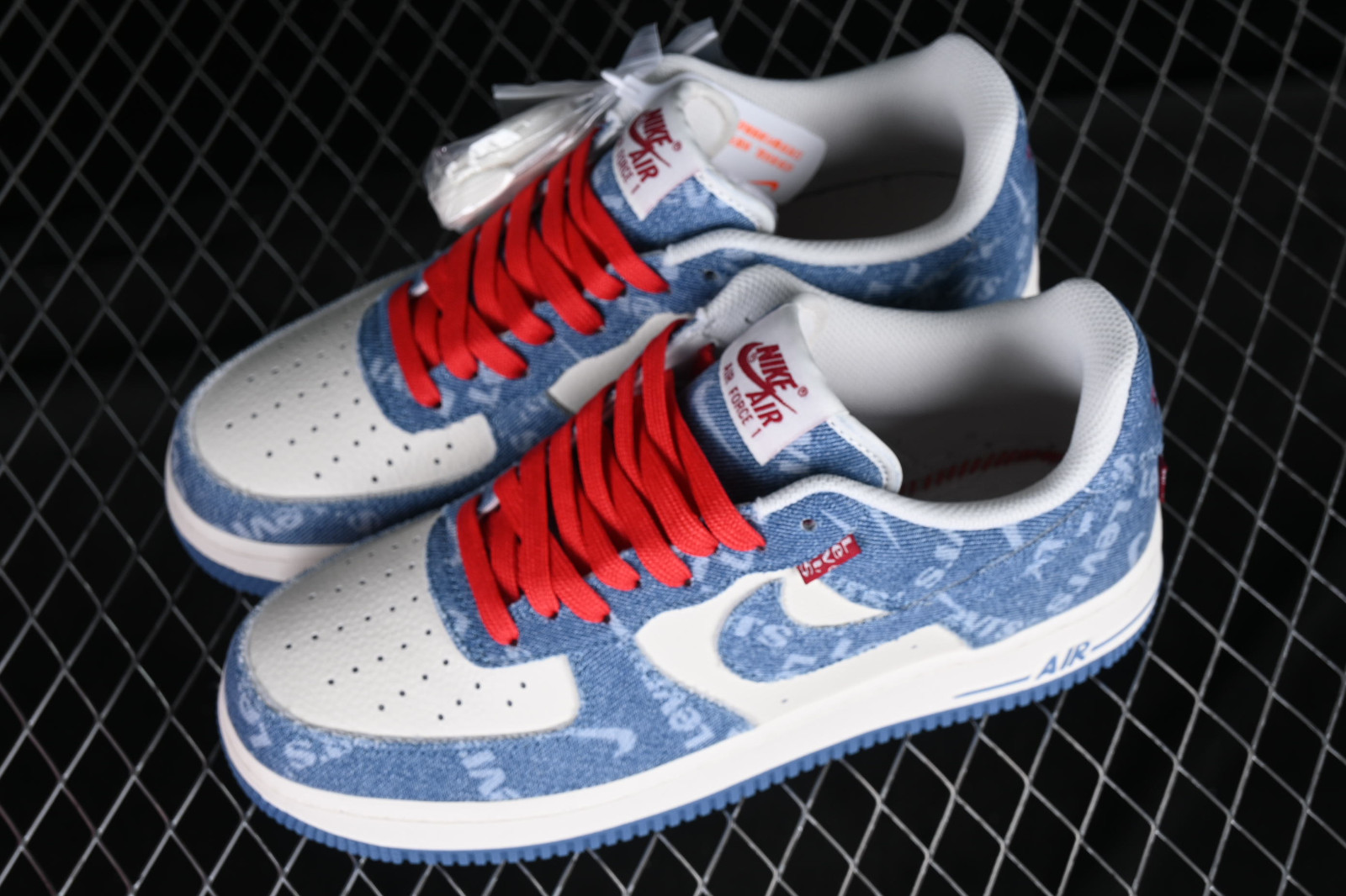 Air force 1 07 lv8 red white blue sales