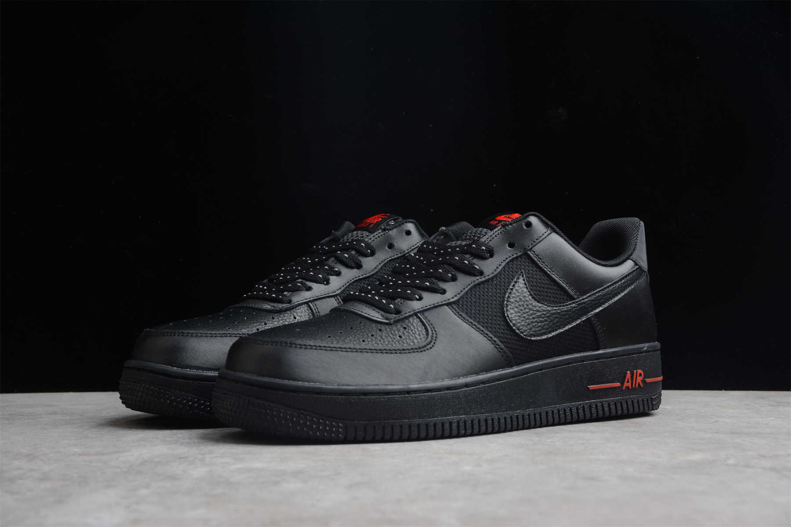 001 - StclaircomoShops Nike rogue Air Force 1 07 Low Black Red Running DO6359 - nike dunk bear pack for sale free template