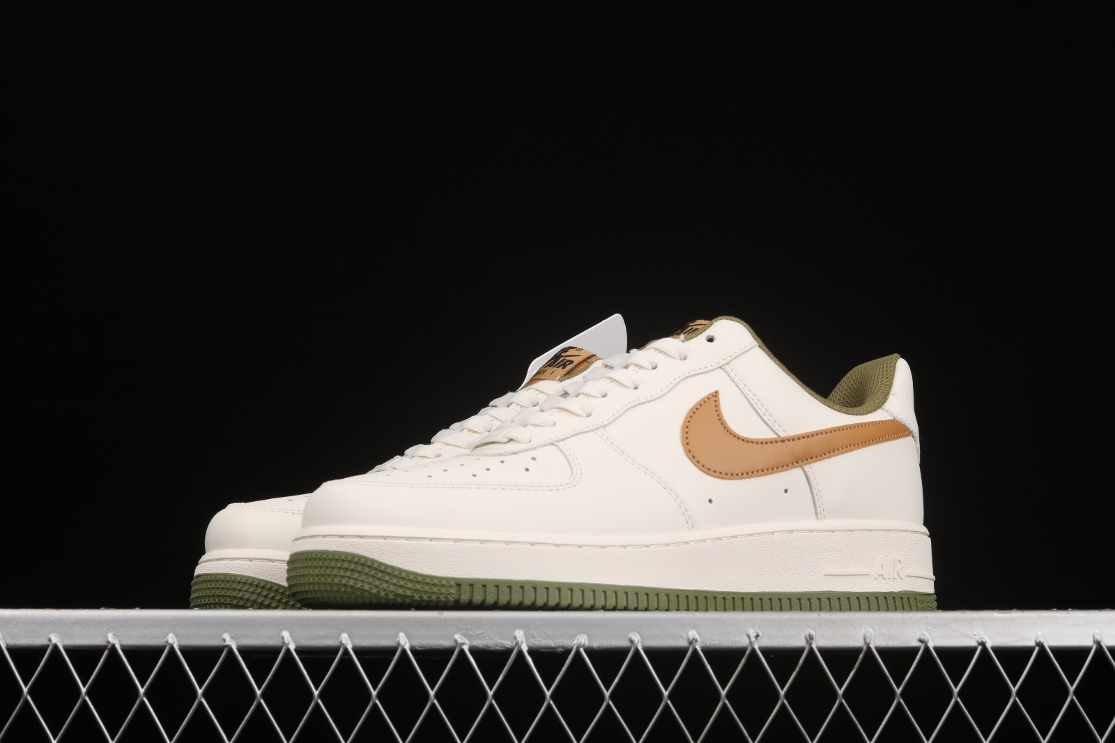 GmarShops 999 Nike Air Force 1 07 Low Cream White Olive Green CT7875 Air Force 1 Low zapatillas de running Nike mujer entrenamiento talla 23.5