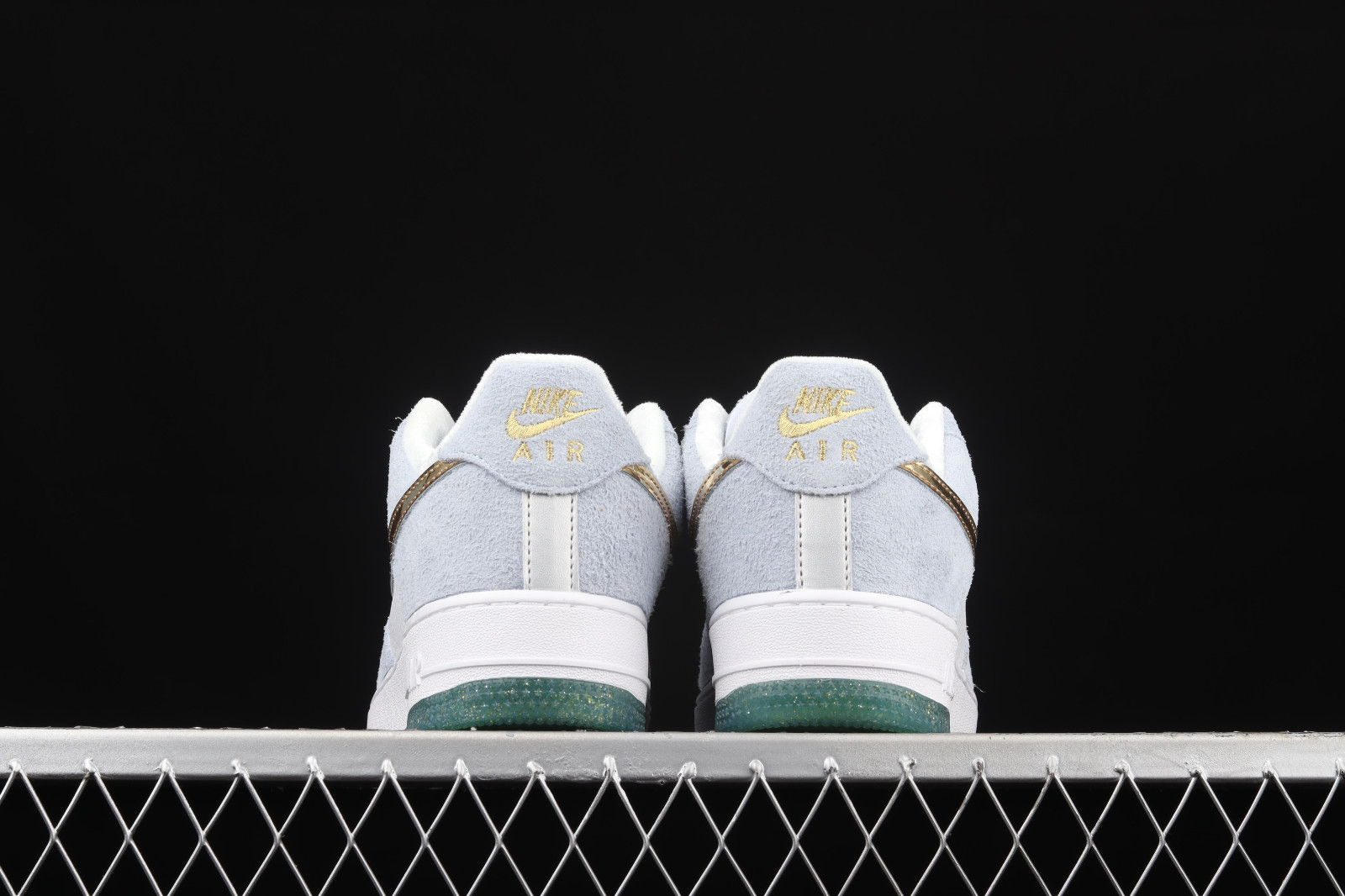 Nike coupon Air Force 1 07 Low Grey Green Metallic Gold CW1577 - RvceShops  - 001 - nike air max thea tavas oreo commercial girl black