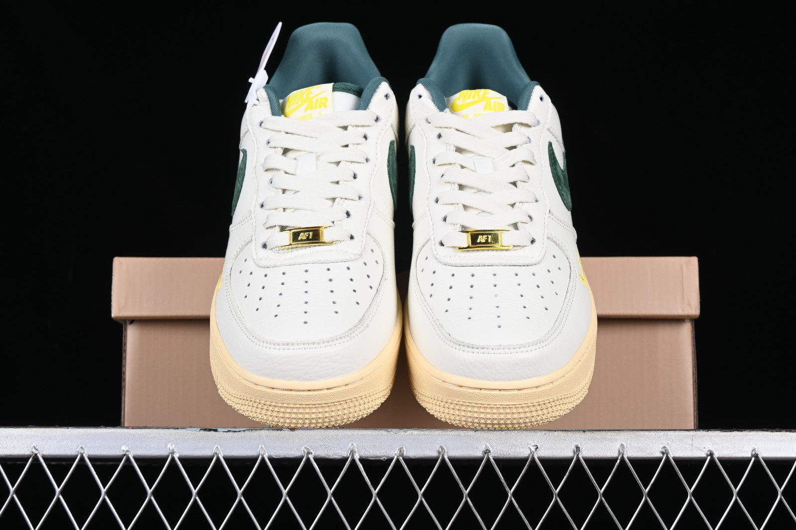 Nike wmns air force 1 07 lxx vandalized 'green swoosh' new arrivals