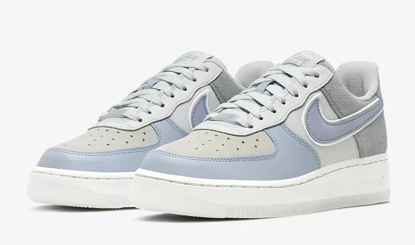 Nike air force 1 07 low premium light armory blue off white obsidian mist Clearance