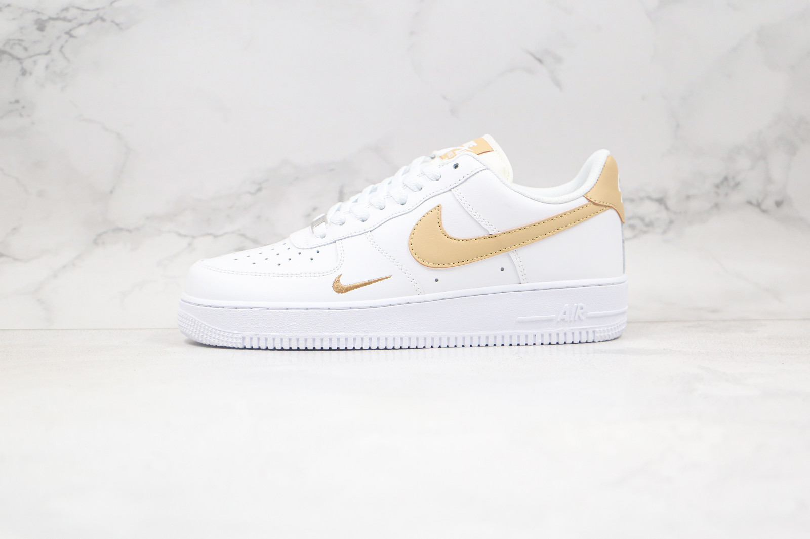RvceShops - Nike london Air Force 1 07 Low White Brown Running Shoes CZ0270  - 101 - 2015 hyperdunk green