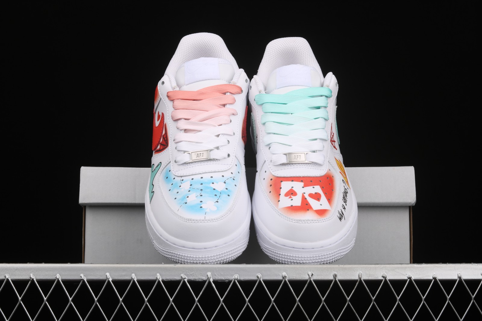 Nike air force 1 low custom pauly x vlone pop sale