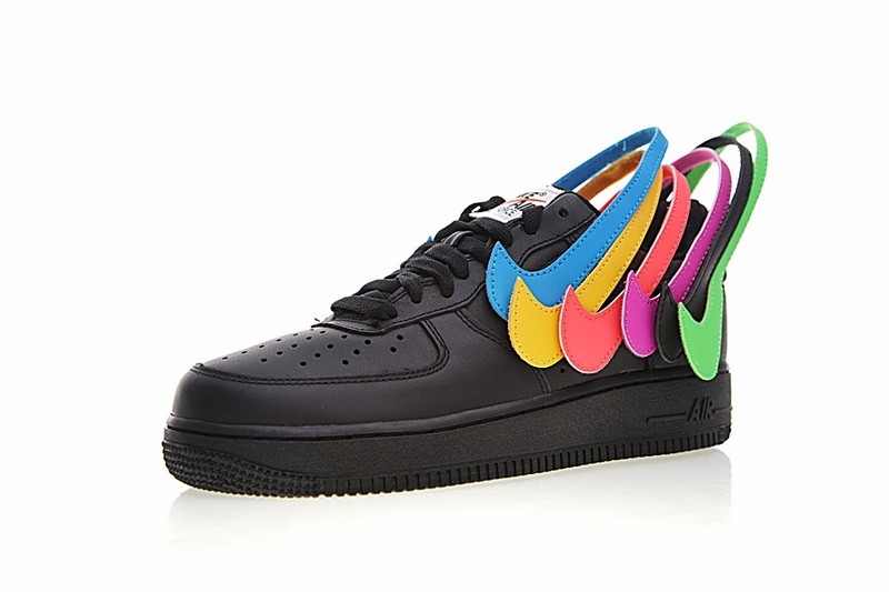 Air Force 1 Low Nike Air Force 1 07 Qs Swoosh Pack Black AH8462 002 StclaircomoShops nike court vision low premium sail white aura sail