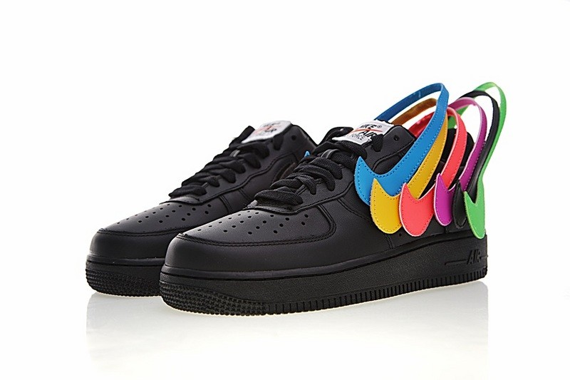 Depresión salud veinte Nike Air Force 1'07 Qs Swoosh Pack Black AH8462 - StclaircomoShops - 002 -  nike air max 1 green patta shop shoes price