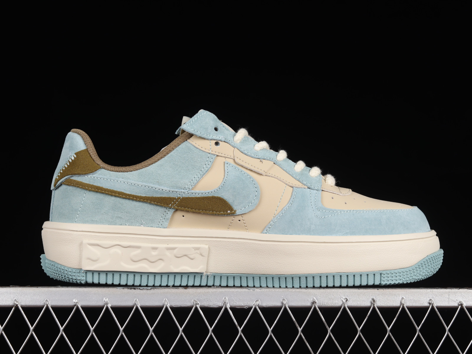pedir Alojamiento operación size 14 nike air mag marty mcfly price - 805 - RvceShops - Nike Air Force 1  Fontanka Light Blue Brown White CW6688