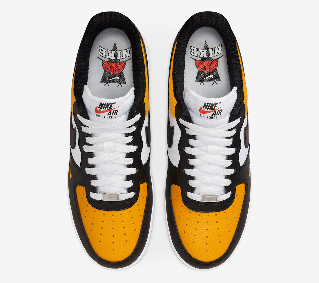 Nike Air Force 1 GS Jersey Mesh Gold 