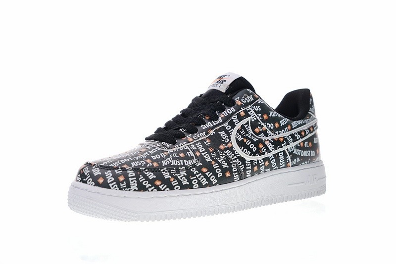 Nike Air Force 1 Jdi Prm GS Just Do It Orange White Total Black AO3977 Кроссовки nike air force lv8 - 001 -