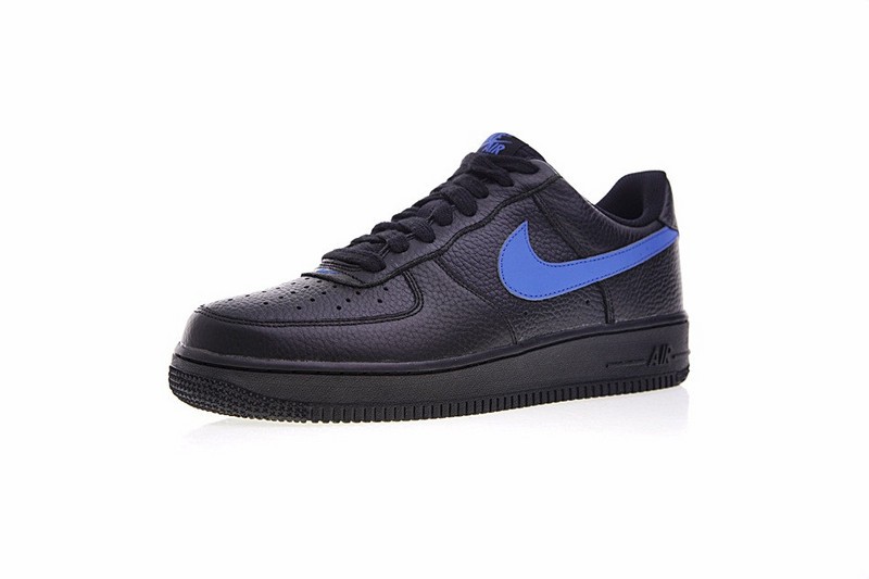 Air force 1 black gym blue Sale