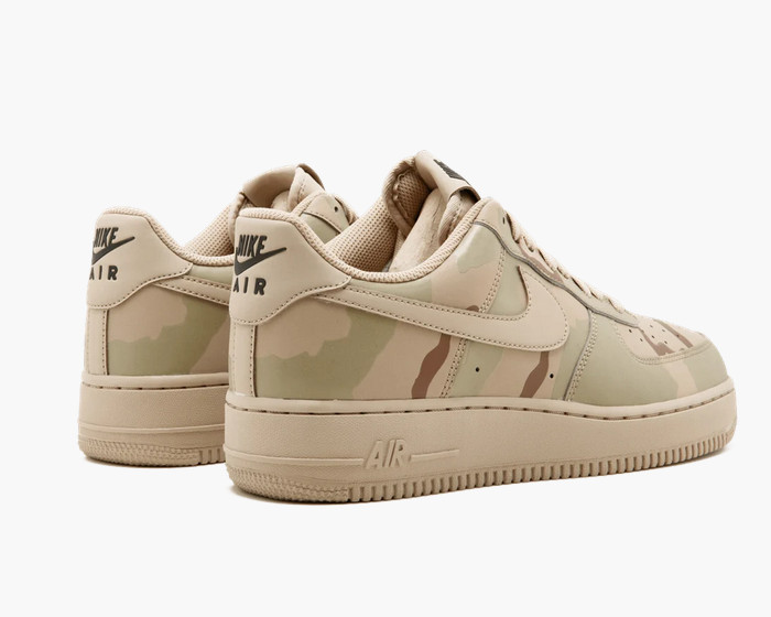 GmarShops Air Force 1 Low nike dunk women tan suede Nike Air Force 1 Low 07 LV8 Reflective Desert Camo Sand Black 718152 204