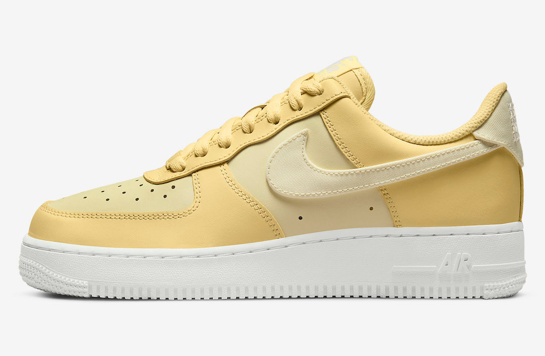 Nike Air Force 1 Low Cross Stitch Light Lemon DJ9945 - 700 - nike flyknit  max black white photo blue electric green - StclaircomoShops