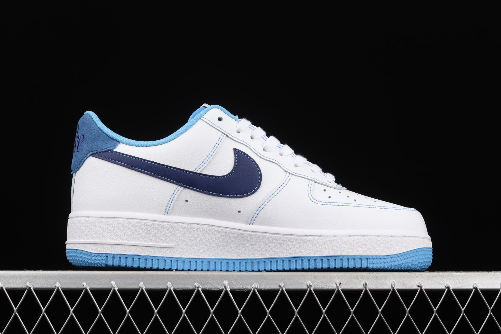 af1 white university blue
