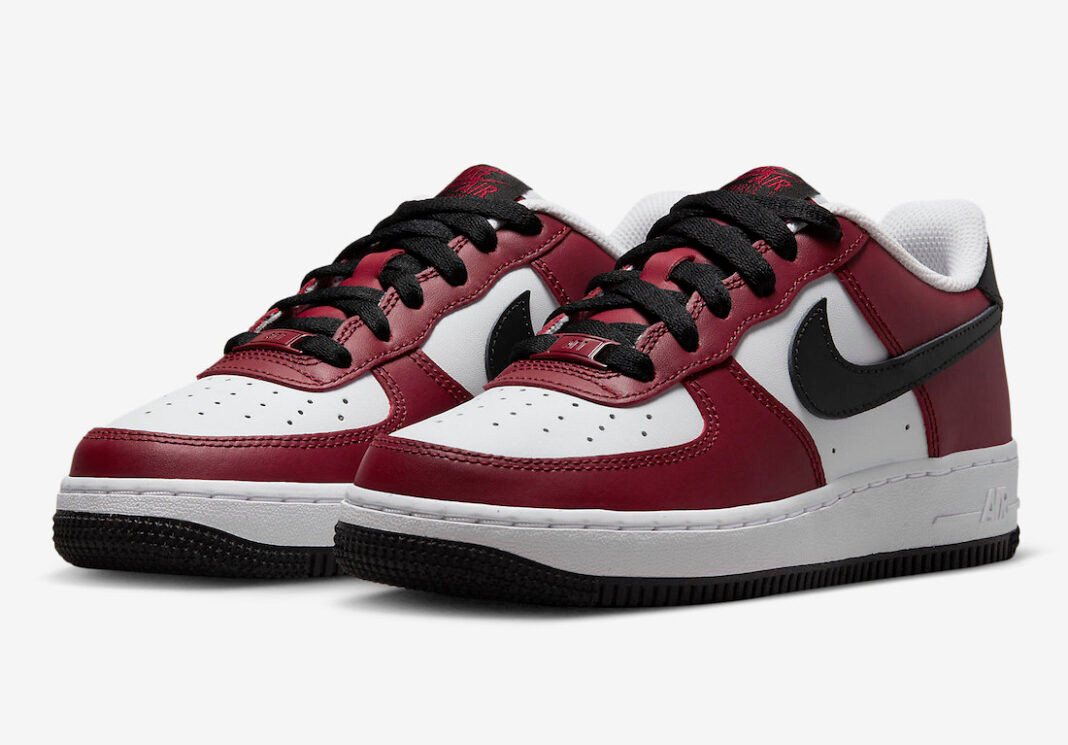 Nike Air Force 1 Low GS Team Red White 