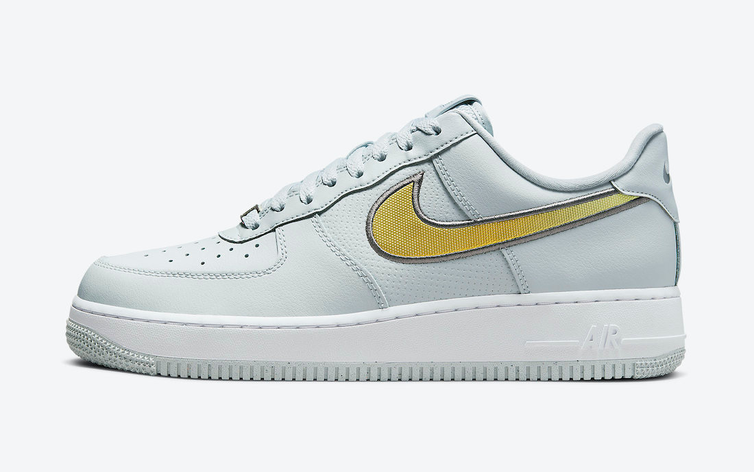 001 Nike Air Force 1 Low Gradient Swoosh Silver White DN4925 AljadidShops Nike Heads to the Lagoon with the Air Max 90 Ultra BR Gamma Blue Air Force 1 Low