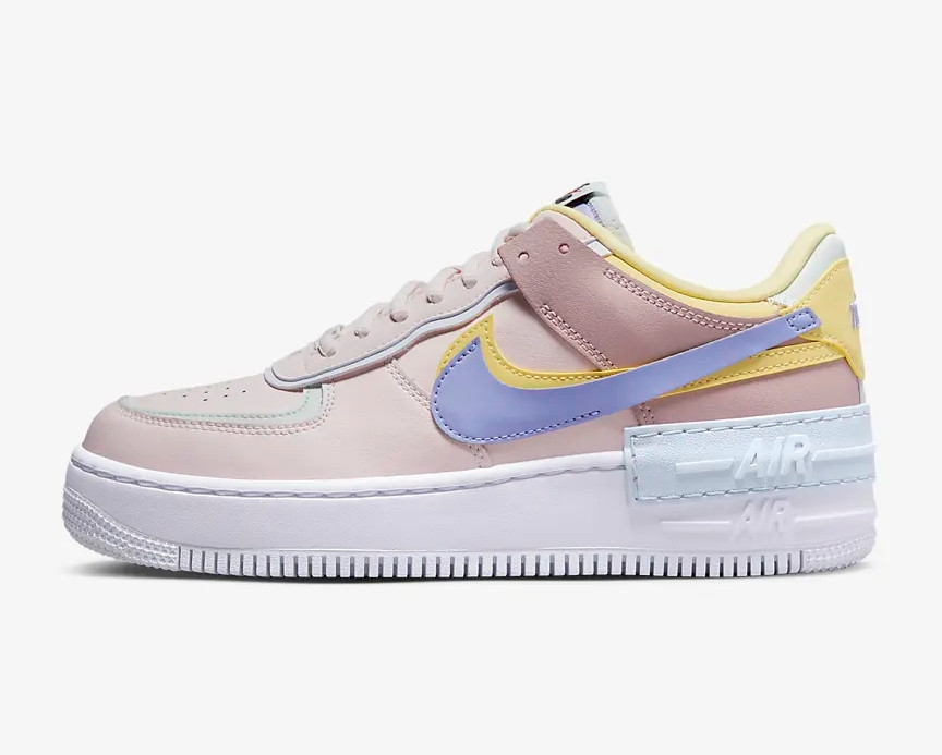 Nike Air Force 1 Low Shadow Light Soft Pink Lemon Wash Light Thistle CI0919  - 600 - nike air max 1 wheat 2015 free printable calendar - StclaircomoShops
