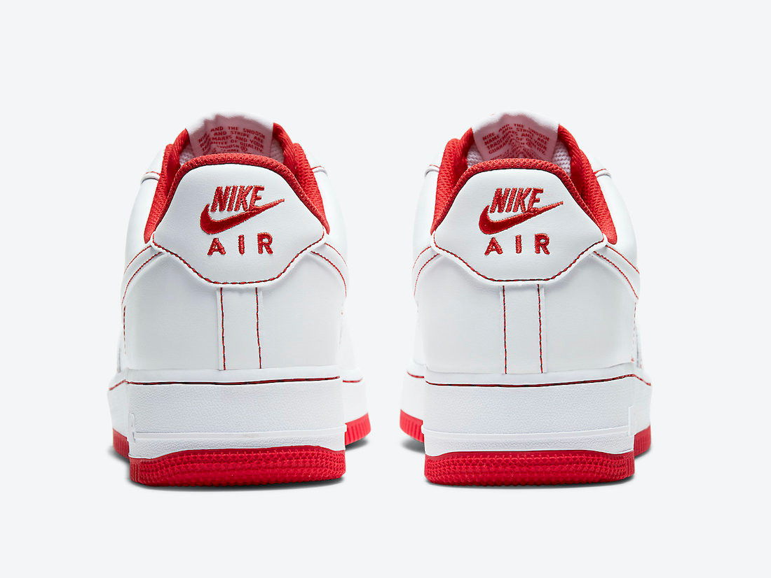 Nike freek - top white/university red