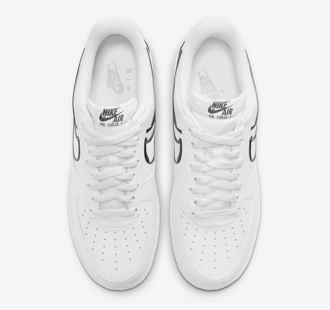 StclaircomoShops - 100 - For Nike Black Sportswear Futura Luxe Tote Bag -  Nike Air Force 1 Low White Metallic Pewter Grey Shoes DH4098