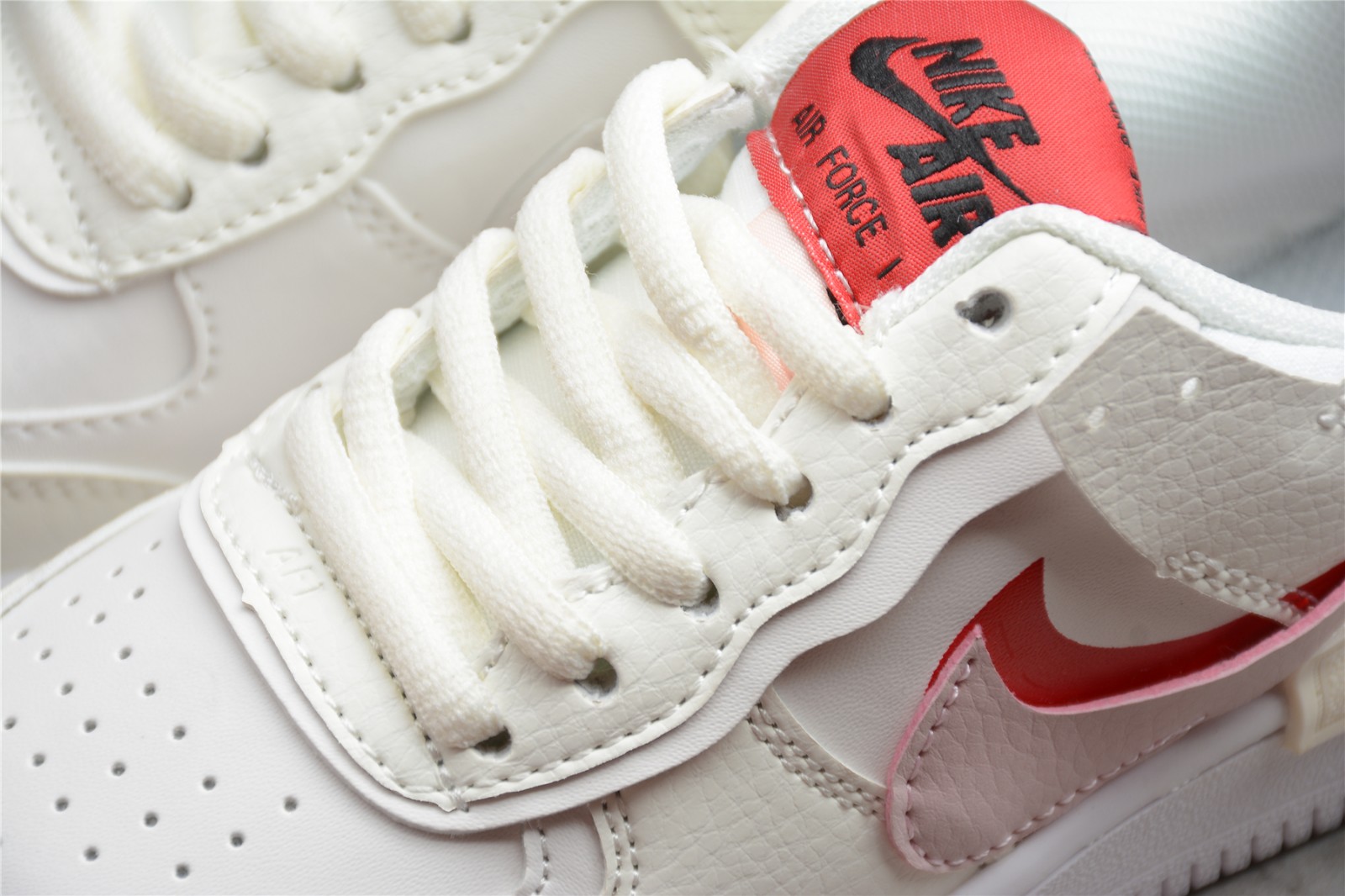 HungermtnShops - 106 for Kid - wolverine nike dunks estimate list india -  Nike Air Force 1 Shadow SE Beige Pink Red AQ4211