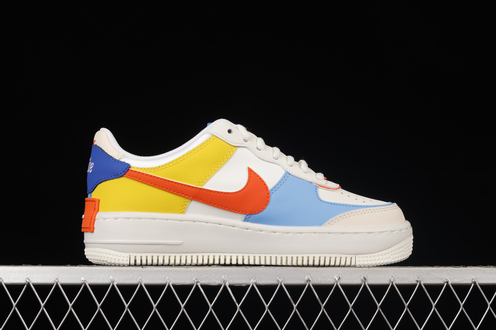 Blue and orange air force ones deals