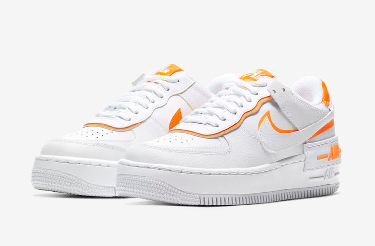Af1 shadow white total orange Clearance