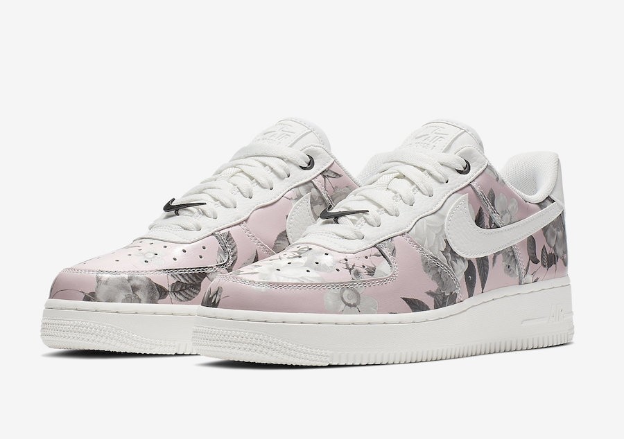 Air force 1 floral pink sale
