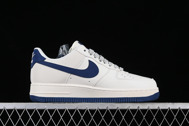 Navy blue and red air force ones shop
