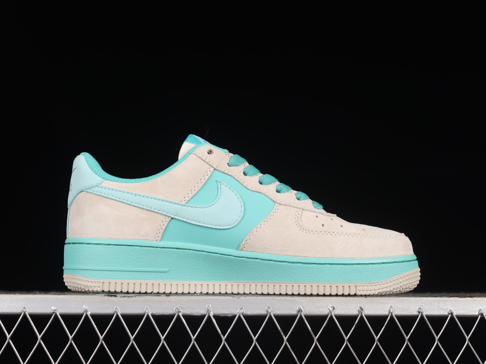 Tan and blue deals air force 1