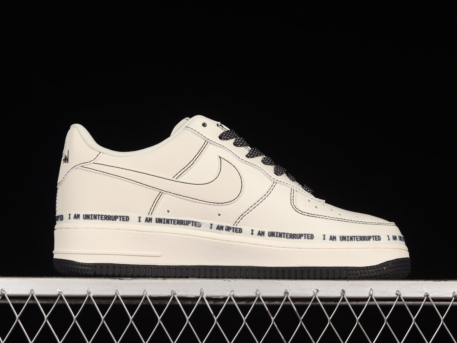 332 - Air Jordan I Retro - x Nike Air Force 1 07 Low MORE White Black UY5696 - StclaircomoShops