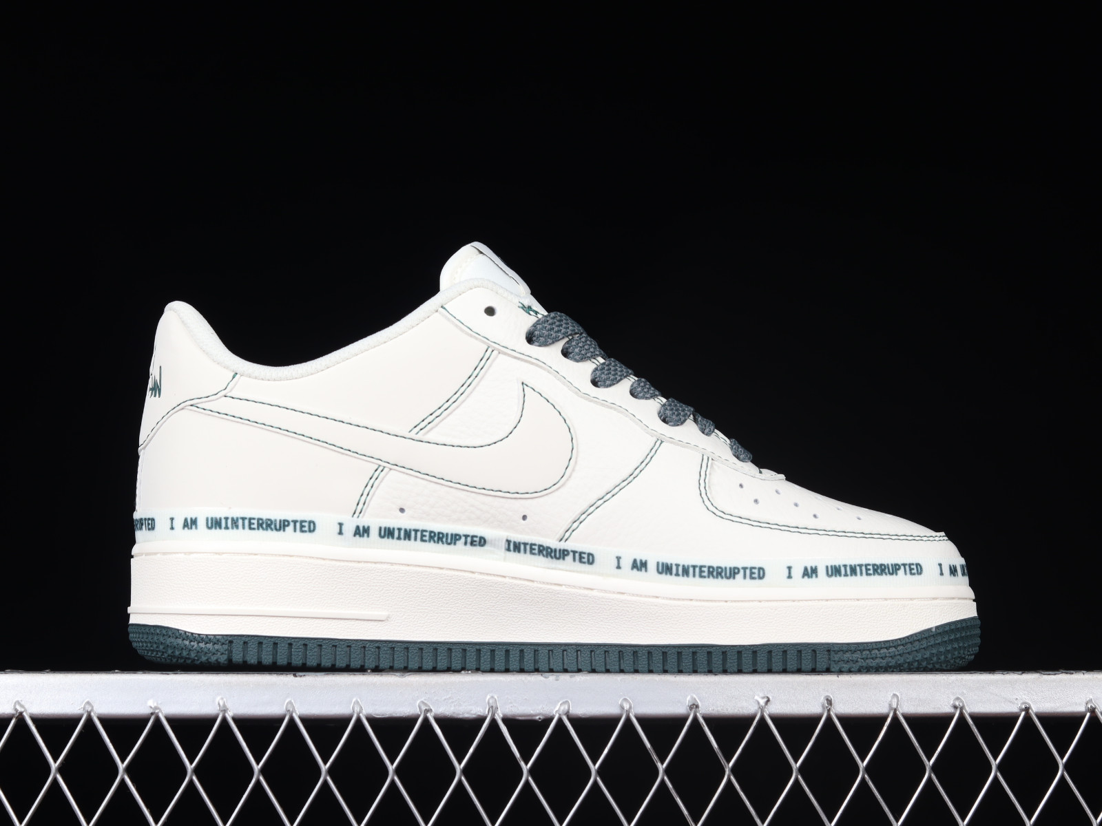 639 Uninterrupted x Nike Air Force 1 Low More Than White Dark Green UI8969 Cra wallonieShops nike air jordan 20 kids bike sale walmart tires Air Force 1 Low
