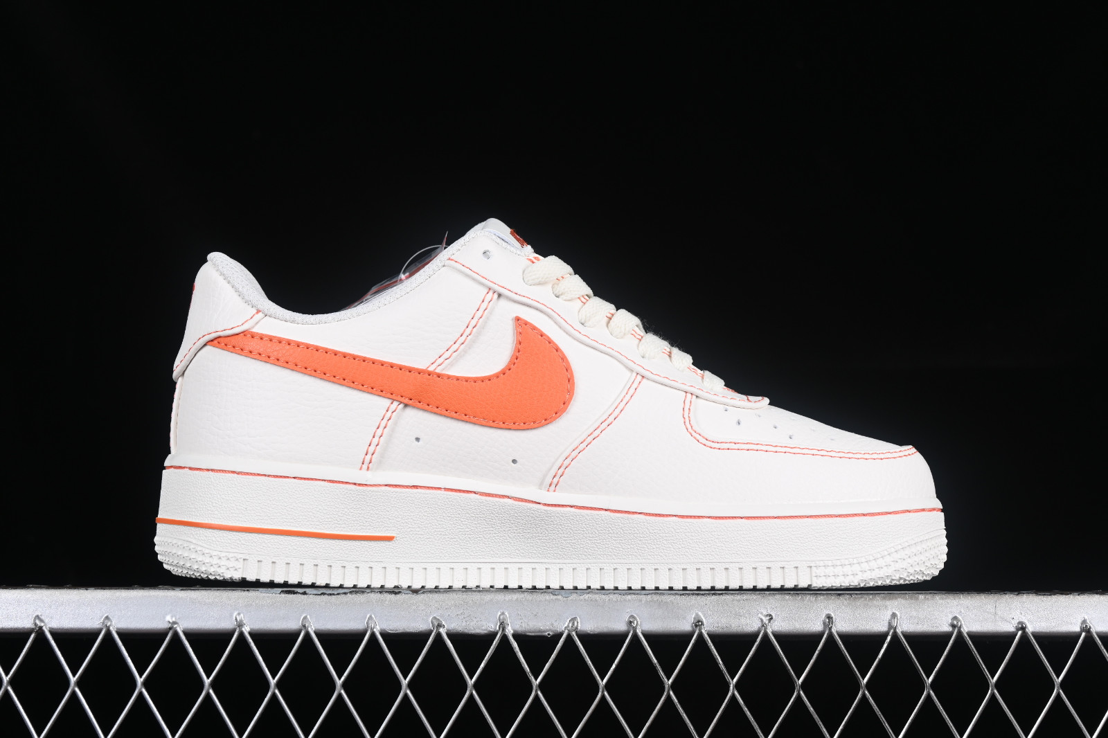Nike air force wit oranje sale
