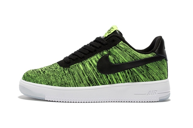 Air force 1 flyknit green 2025