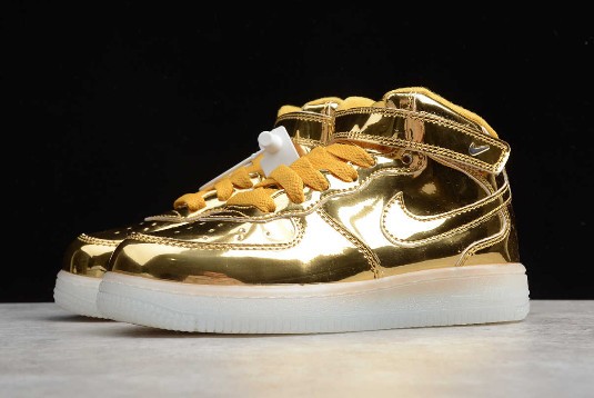 Gold nike kids sales