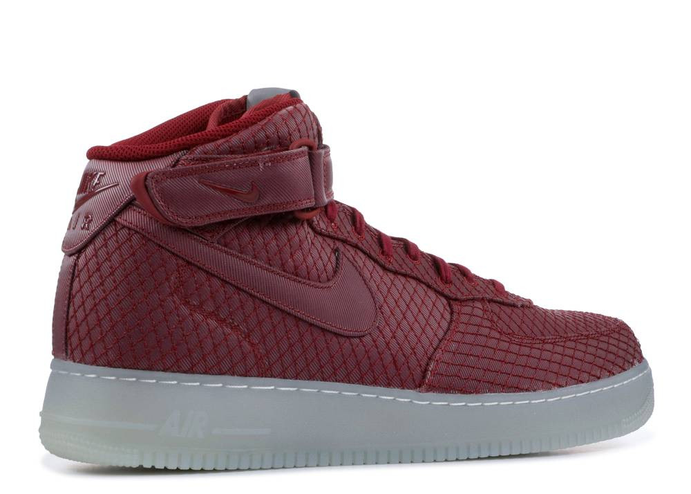 Air Force 1 Mid Flyknit GaleriahitShops Nike Air Force 1 07 Mid Lv8 Team Red White Metallic Silver 804609 Nike Lebron 8 QS Lakers 603