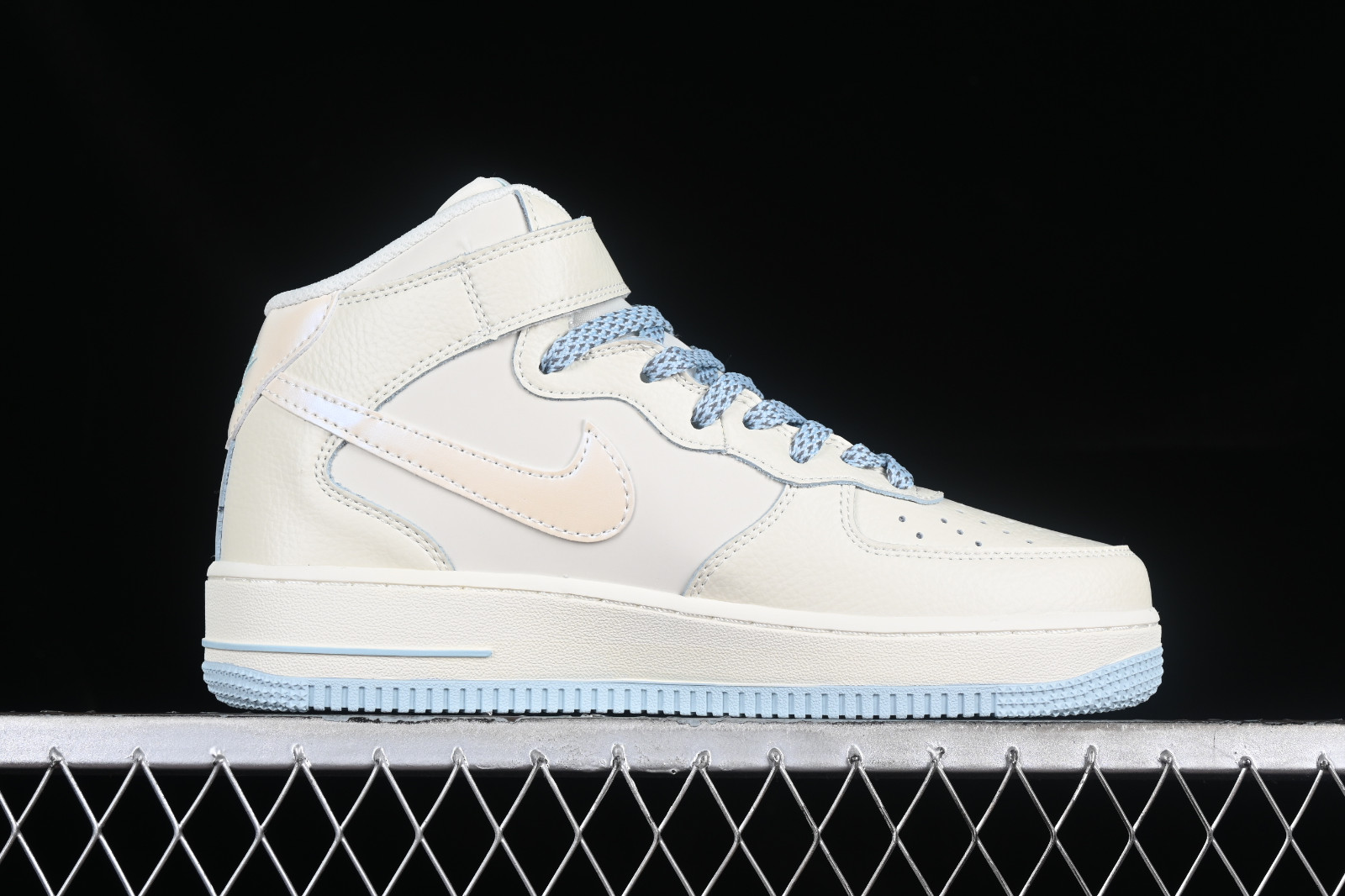 Light blue off white air force 1 shop