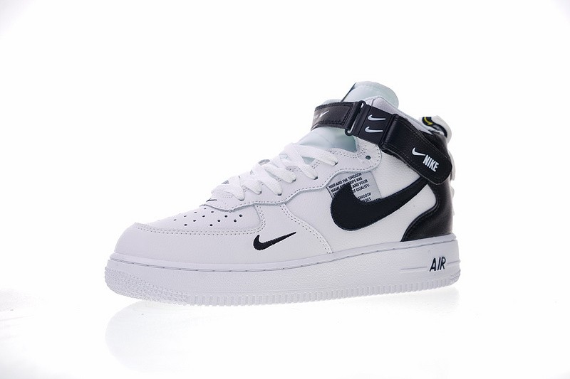 Nike Air Force 1 07 Mid Utility Pack Black White AJ7747 nike kd 12 blue gaze photo blue tint ar4229 400 release date info Air Force 1 Mid Flyknit GmarShops 100