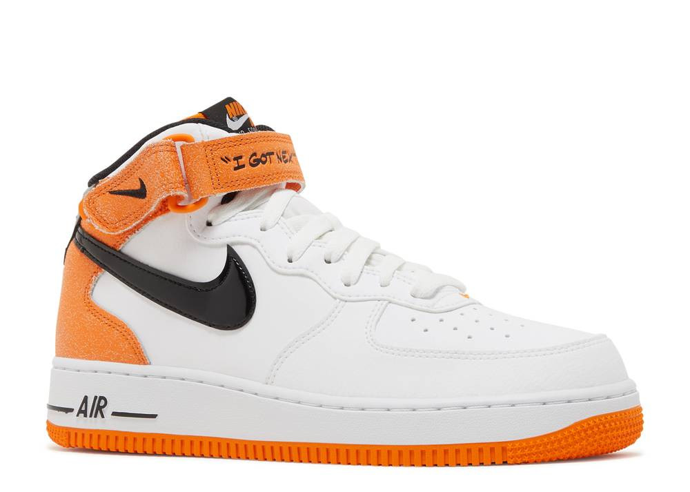 GaleriahitShops Nike Air Force brand 1 Mid 07 I Got Next Orange White Black Magma DV2134 100 Air Force brand 1 Mid Flyknit fur Angeblich soll der Nike Air Kukini in 2022 zuruckkehren