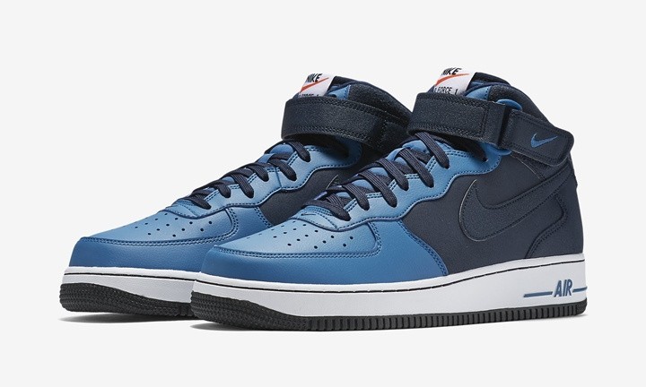 Nike air force 1 mid top obsidian blue