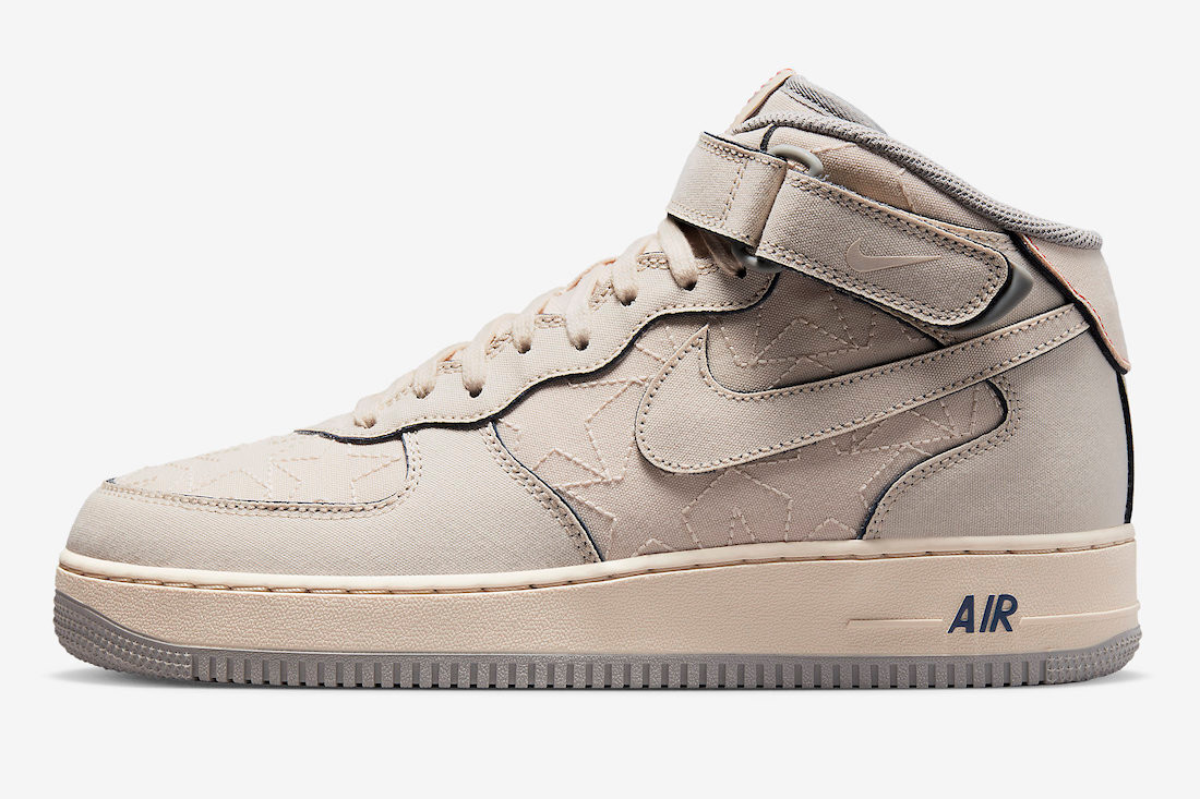 219 CdsprovidenciaShops Nike Practice Makes Futura grafik framtill Air Force 1 Mid Flyknit Nike Air Force 1 Mid 07 Tear Away Pearl White Medium Grey DZ5367