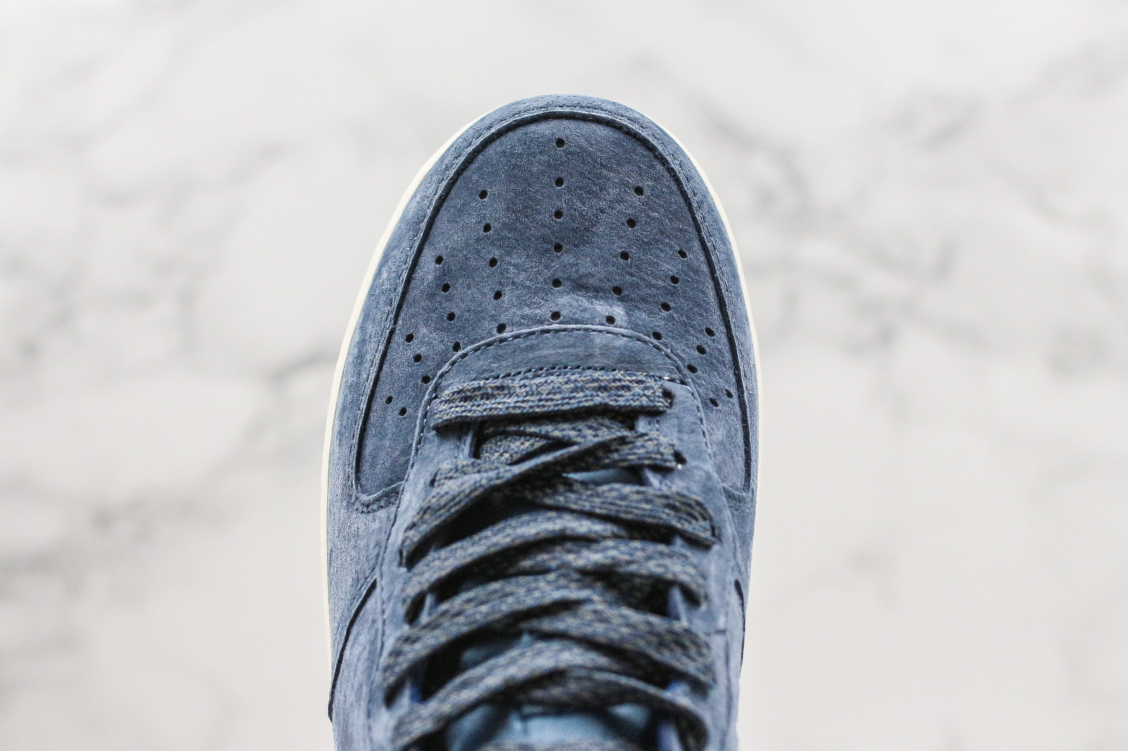 Nike Air Force 1 Mid Suede Navy Blue 