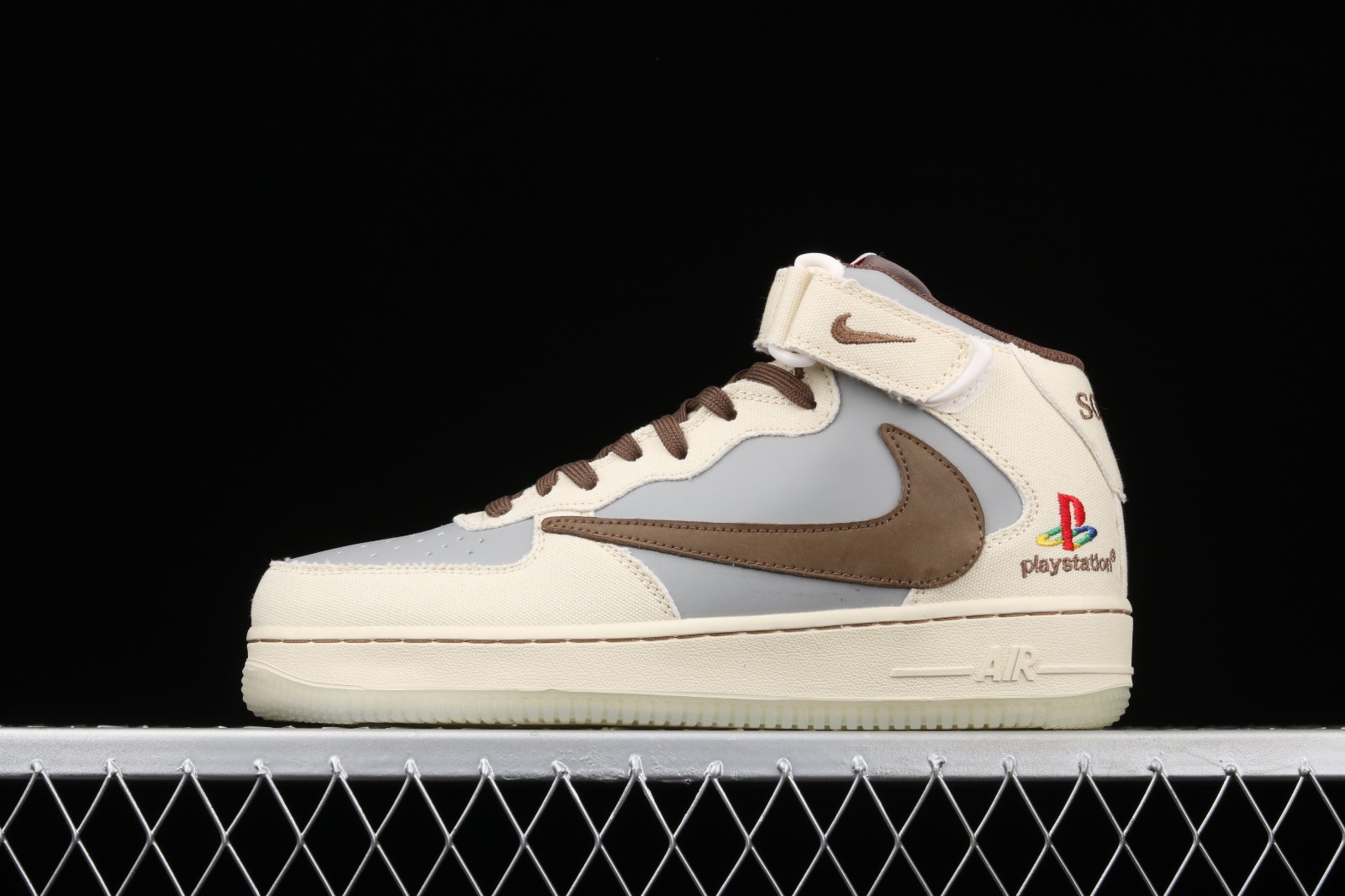 geeuwen vezel botsen Travis Scott x Sony Play Station 5 x Nike Air Force 1 07 TS PS5 Mid Beige  Grey Brown BQ5828 - Sepsale - Nike SB has expanded their Bruin React lineup  with