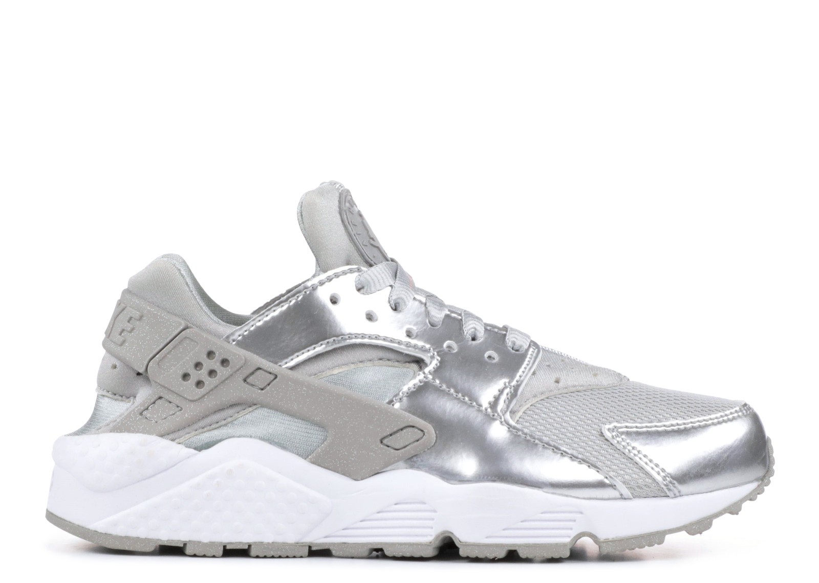 2015 new nike air hurricane 2017 florida shoppers Air Huarache Classic GmarShops 001 Womens Air Huarache Prm Metallic Silver Mttc Wht Slvr Silver Metallic 683818