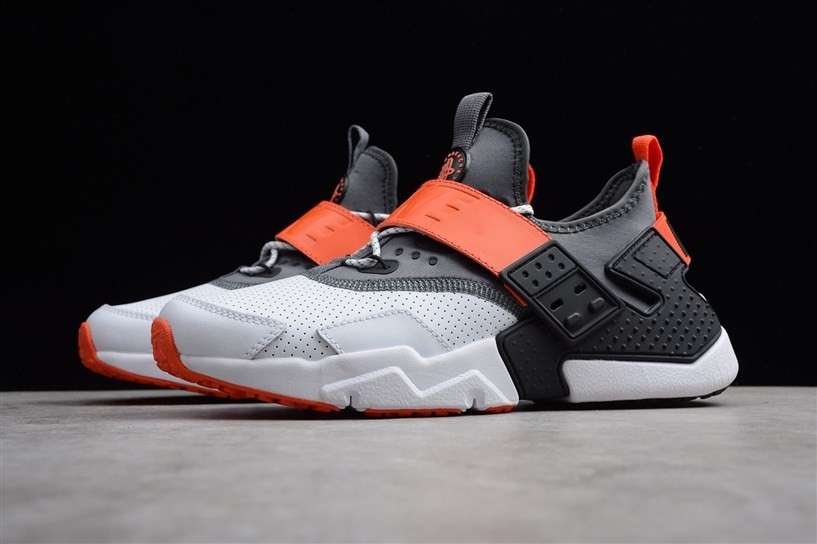 StclaircomoShops Nike Air Huarache Drift Prm Grey Orange AH7335 Air Huarache Other 102 nike shoes black with silver sparkles color
