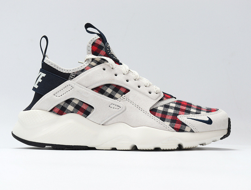 Nike Air Huarache Run Ultra SE Plaid Casual Sneaker Ash AH6809 Sneakers 57508 Nude 104 GmarShops Air Huarache Run Ultra BR