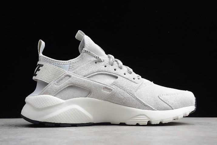Nike Air Huarache Run Ultra Suede ID Grey Black White 829669 101 Air Huarache Run Ultra BR StclaircomoShops travis scott x nike air force 1 astroworld black multi color sale