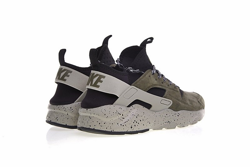 Nike Air Huarache Ultra Flyknit men ID Custom Moss Green 829669