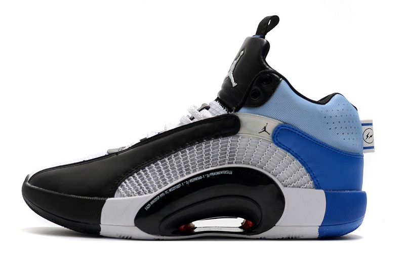 Newest Release Nike Air Jordan 35 Black White Blue DC1492 - 014 AJ35 Shoes  - Nike air jordan 10 retro gs bobcats 310806-026 - StclaircomoShops